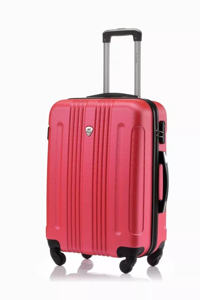 Чемодан со съемными колесами L’CASE Bangkok M 62х42х25см (22) Розовый купить в Москве