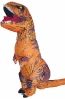 Надувной костюм динозавра T-Rex Оранжевый купить в Москве
