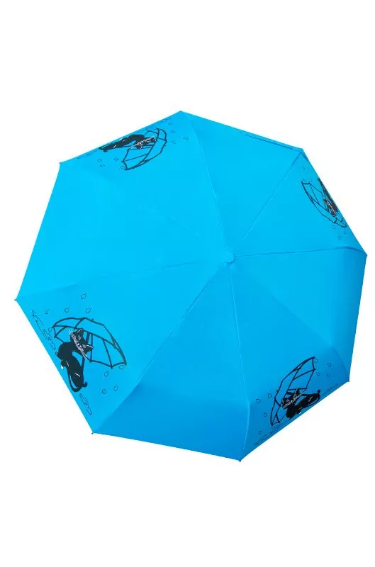 Зонт женский RAINDROPS 3 сл автомат кошки-8 купить в Москве